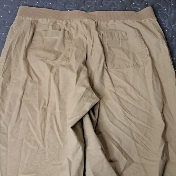 Hot Cotton tan cropped pants size small - Picture 5 of 6